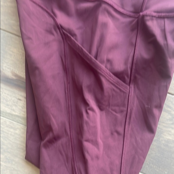 Lululemon Maroon High-Waisted Leggings - Picture 7 of 7